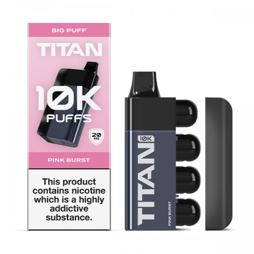 Titan Disposable 10K Pod Kit - Pink Burst [20mg]