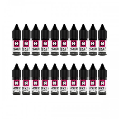Nixer - Nic Shot - 50/50 Salt Nic Shot - 20 Pack [20MG]