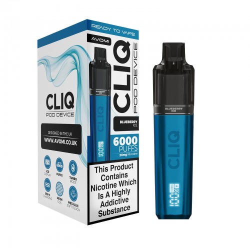 Avomi Cliq 6000 Pod Kit - Blueberry Ice [20mg]