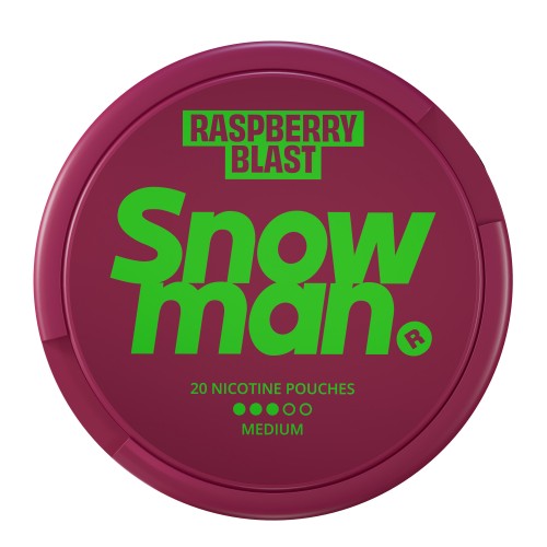 Snowman Nicotine Pouch [Raspberry Blast 09mg]