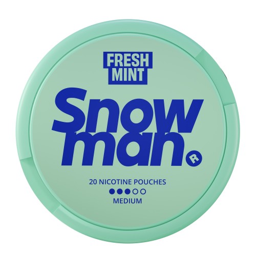 Snowman Nicotine Pouch - Fresh Mint [09mg]