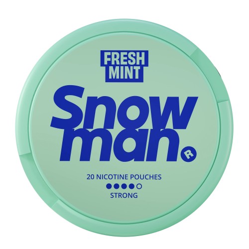 Snowman Nicotine Pouch - Fresh Mint [12mg]