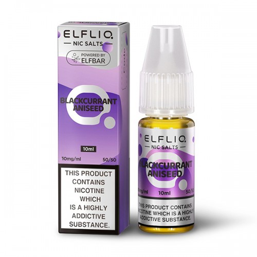Elf Bar ELFLIQ - Nic Salt [Blackcurrant Aniseed 10mg]