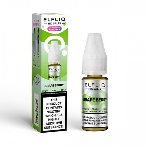 Elf Bar ELFLIQ - Nic Salt [Grape Berry 10mg]
