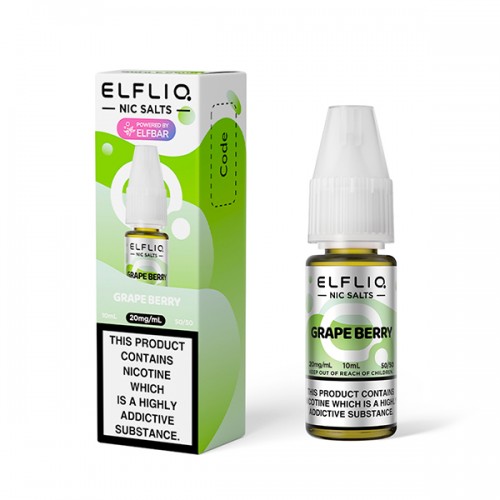 Elf Bar ELFLIQ - Nic Salt [Grape Berry 20mg]