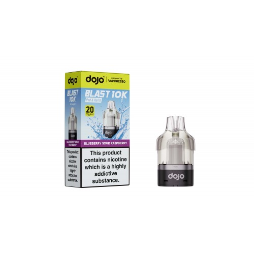 DOJO BLAST 10K  Pod & Refill (Powered by Vaporesso) - Blueberry Sour Raspberry [20mg]