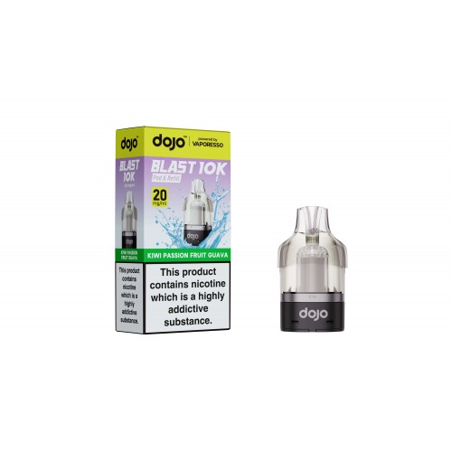 DOJO BLAST 10K Pod & Refill (Powered by Vaporesso) - Kiwi Passion Fruit Guava [20mg]