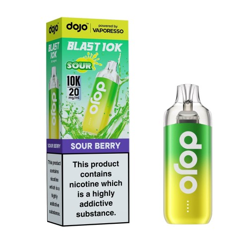 DOJO BLAST 10K Kit (Powered by Vaporesso) [Sour Berry 20mg]