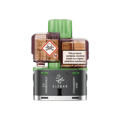 Elf Bar Dual 10K Pod & Refill [Strawberry Edition 20mg]