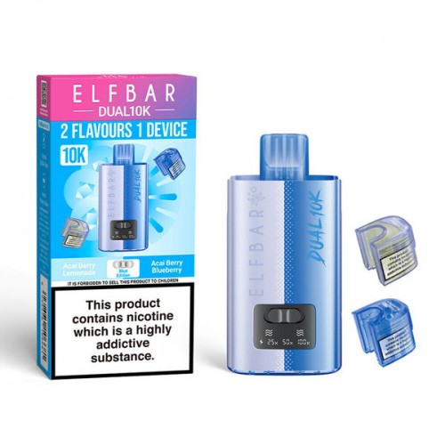 Elf Bar Dual 10K Pod Kit [Blue Edition 20mg]