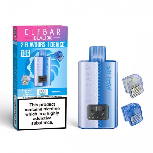 Elf Bar Dual 10K Pod Kit [Blueberry Edition 20mg]