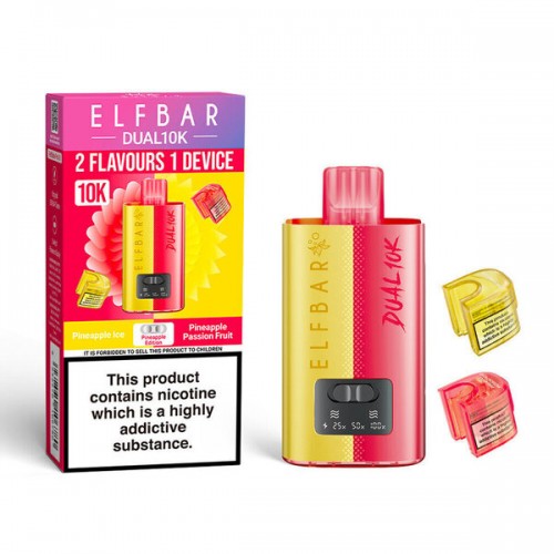 Elf Bar Dual 10K Pod Kit [Pineapple Edition 20mg]