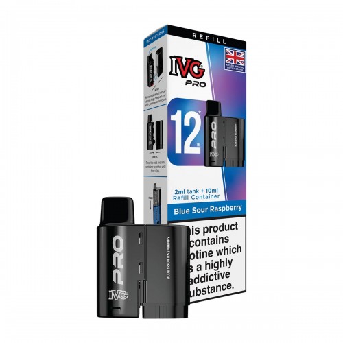 IVG Pro 12 Pod & Refill [Blue Sour Raspberry 20mg]