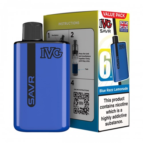 IVG Savr Pod Kit [Blue Razz Lemonade 20mg]