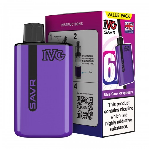 IVG Savr Pod Kit [Blue Sour Raspberry 20mg]