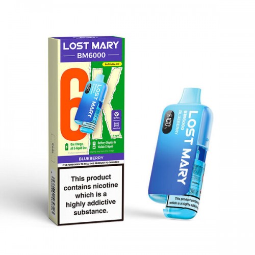 Lost Mary BM6000 Pre Filled Pod Kit [Blueberry 20mg]