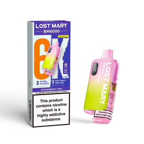 Lost Mary BM6000 Pre Filled Pod Kit [Strawberry Kiwi 20mg]