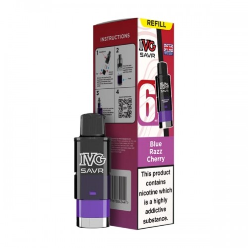 IVG Savr Pod & Refill [Blue Razz Cherry 20mg]