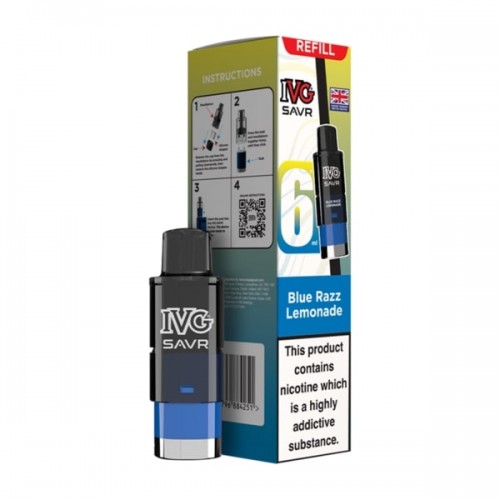 IVG Savr Pod & Refill [Blue Razz Lemonade 20mg]