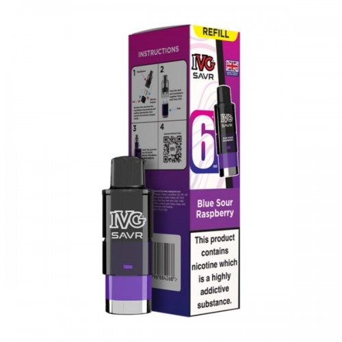 IVG Savr Pod & Refill [Blue Sour Raspberry 20mg]