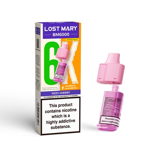 Lost Mary BM6000 Pod & Refill [Fizzy Cherry 20mg]