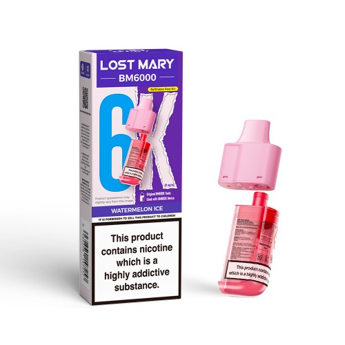 Lost Mary BM6000 Pod & Refill - Watermelon Ice [20mg]