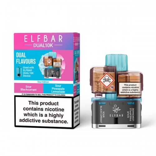 Elf Bar Dual 10K Pod & Refill [Sour Edition 20mg]