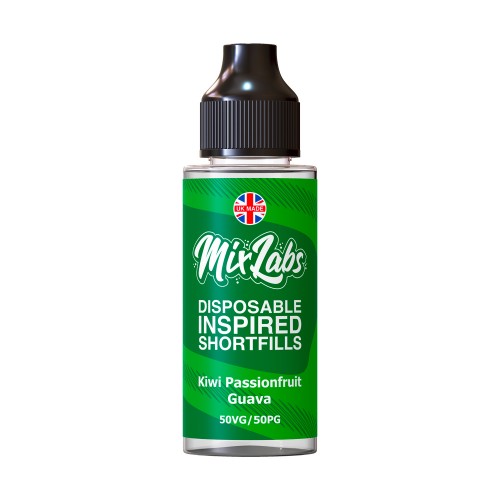 Mix Labs - 100ml Shortfill [Kiwi Passionfruit Guava]