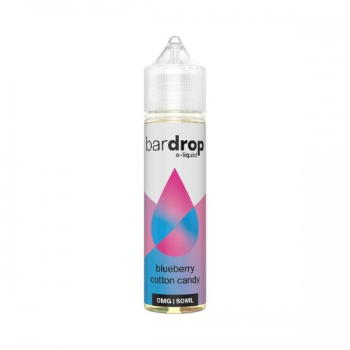 Bar Drop E-Liquid - 50ml - Blueberry Cotton Candy [0MG]