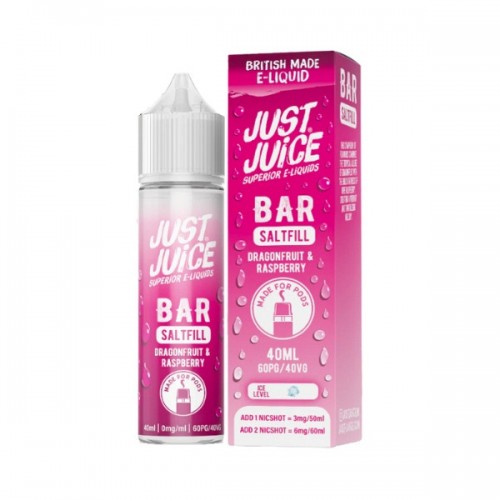Just Juice Bar - 40ml - Dragonfruit & Raspberry - Saltfill [0MG]