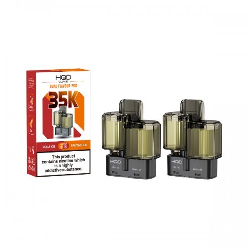HQD Air Glow Air 35K - Dual Flavour Pod - 2 Pack [Cola Ice & Fantasi Ice]