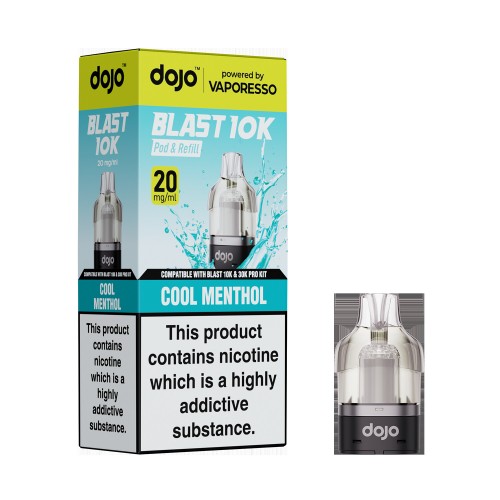 DOJO BLAST 30K Prefilled Pro Pod (Powered by Vaporesso) [Cool Menthol 20mg]
