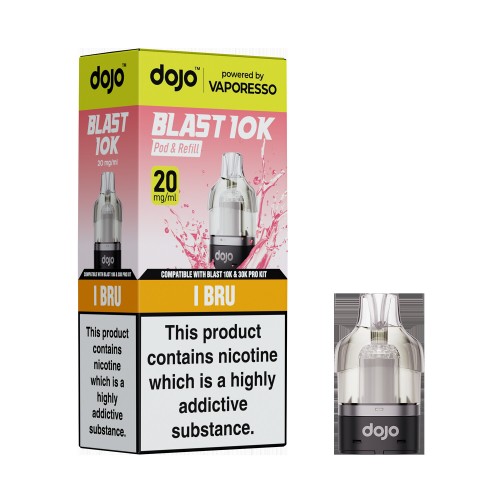 DOJO BLAST 10K/30K Prefilled Pod (Powered by Vaporesso) [Fizzy Bruu 20mg]