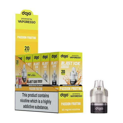 DOJO BLAST 10K/30K Prefilled Pod (Powered by Vaporesso) [Passion Fruitini 20mg]