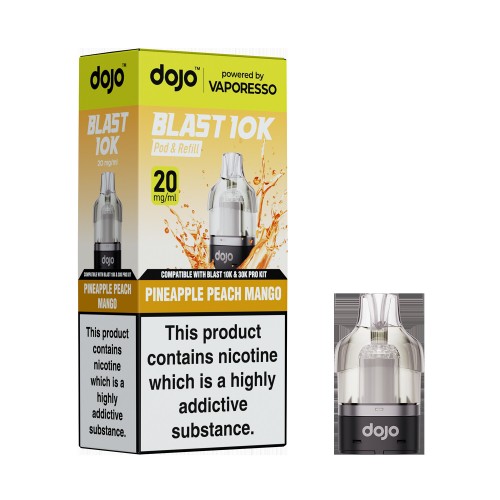 DOJO BLAST 10K/30K Prefilled Pod (Powered by Vaporesso) [Pineapple Peach Mango 20mg]