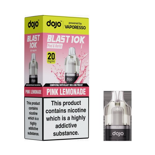 DOJO BLAST 10K/30K Prefilled Pod (Powered by Vaporesso) [Pink Lemonade 20mg]
