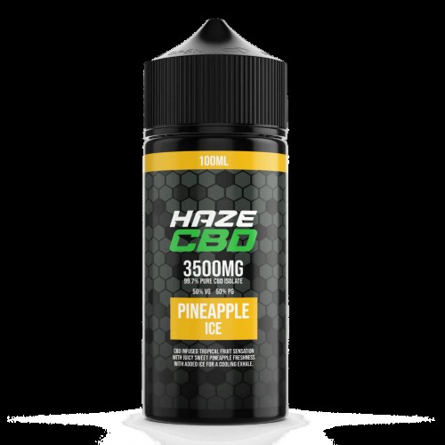 Haze CBD E-Liquid - 100ml [Pineapple Ice 3500mg]