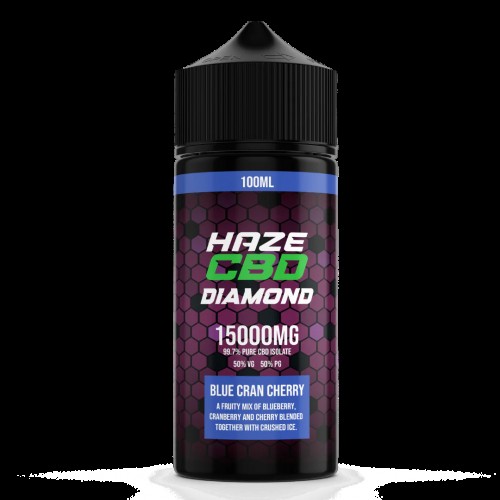 Haze CBD Diamond E-Liquid [Blue Cran Cherry 15000mg]