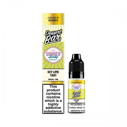 Dinner Lady Dessert Bar - Nic Salt - Key Lime Tart [10MG]