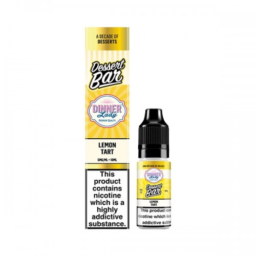 Dinner Lady Dessert Bar - Nic Salt - Lemon Tart [5MG]