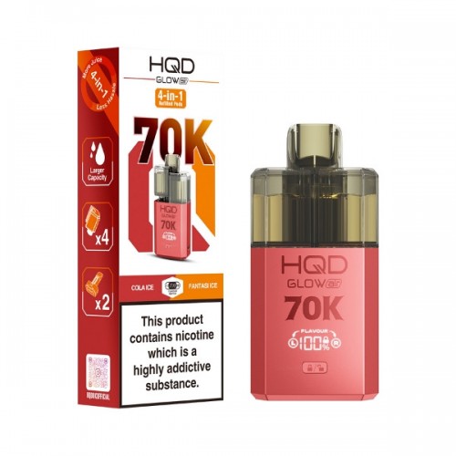 HQD Air Glow Air 70K 4-in-1 - Pod Kit [Cola Ice & Fantasi Ice]