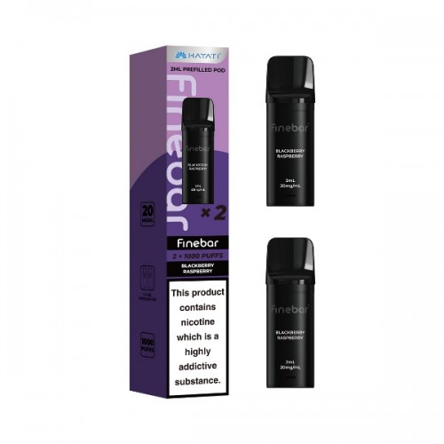 Hayati Finebar - Replacement Pod - 2 Pack [Blackberry Raspberry]
