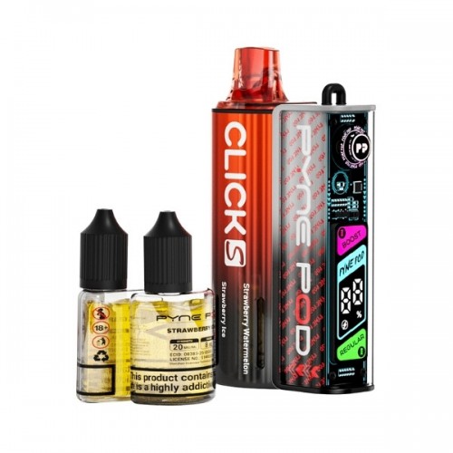 Pyne Pod Click S 30K Pod Kit - [Strawberry Edition]