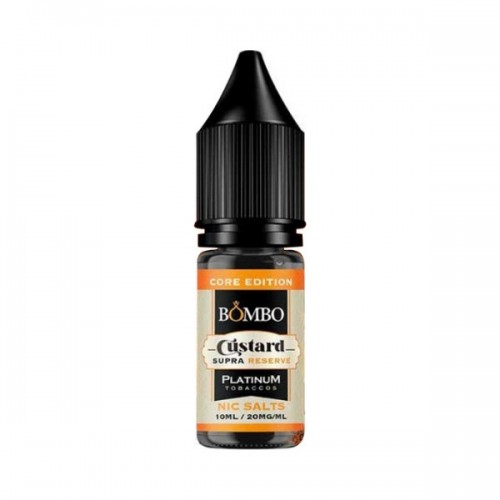 Bombo Platinum Tobaccos - Nic Salt - Custard Supra Reserve [20MG]
