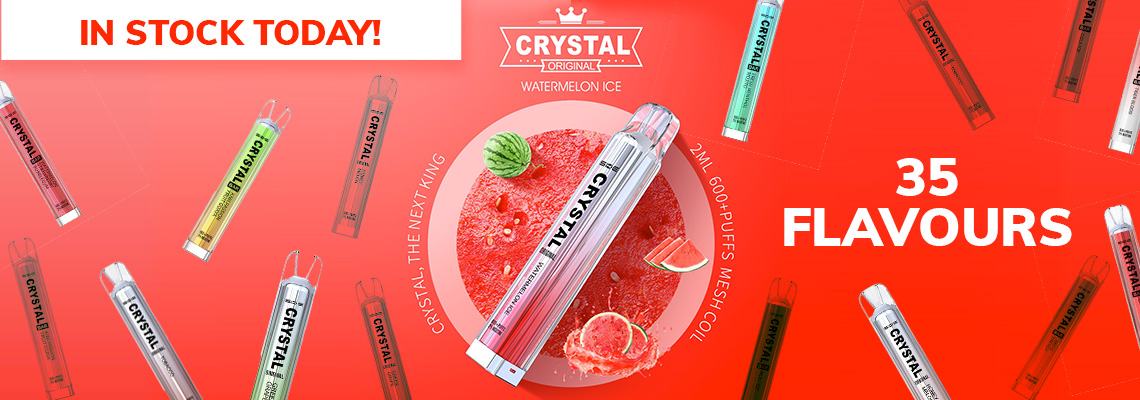 Crystal Bar Disposables Now Avaliable at Smoke Purer
