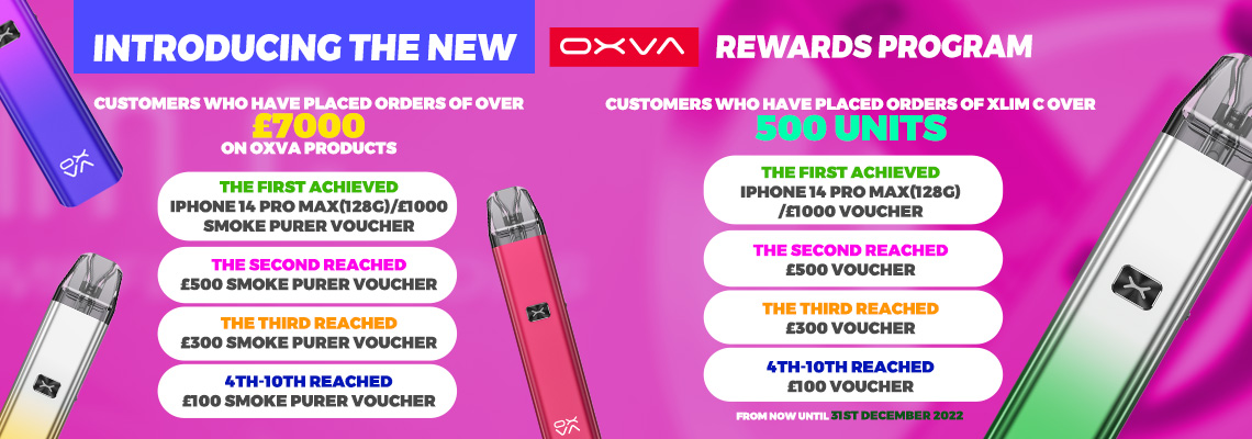 Introducing the NEW Oxva Rewards Program at Smoke Purer!!!