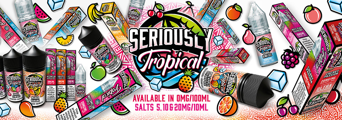 Doozy Vape Seriously Tropical Nic Salt & Shortfill Range - O