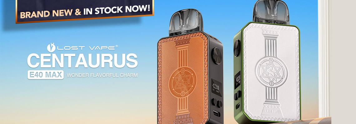 New Lost Vape Centaurus E40 Max Pod Kit - Order Now at Smoke Pur