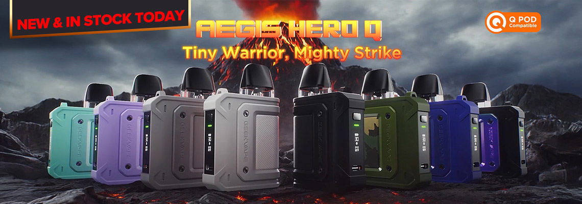 New Geekvape Aegis Hero Q Pod Kit - Order Now at Smoke Purer!!!