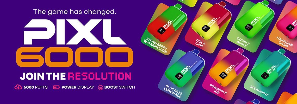 Pixl 6000 - 9 New Flavours - Order Now at Smoke Purer!!!